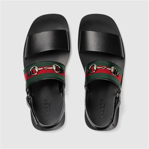 leather and web sandal gucci|Gucci sandals aliexpress.